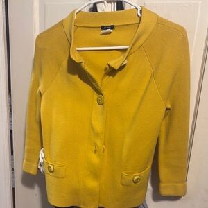 J. Crew Mustard Yellow Blazer